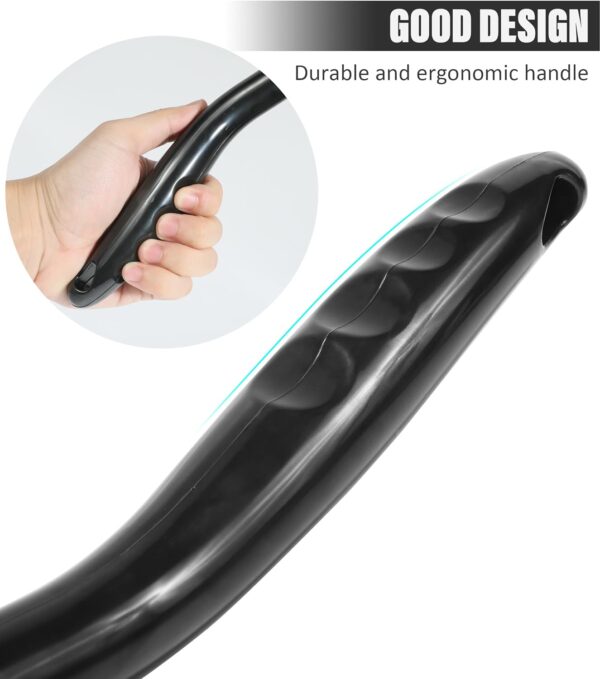 RACOONA Windshield Cleaning Tool,Car Cleaning Window Tool,Car Window Cleaner Tool,Car Accessories Car Window Cleaner with Unbreakable Extendable Handle and Microfiber Cloth for Auto Glass Wiper Car - Image 3